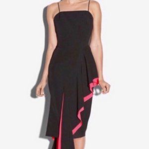 MILLY ITALIAN CADY CASCADE LAYERED DRESS